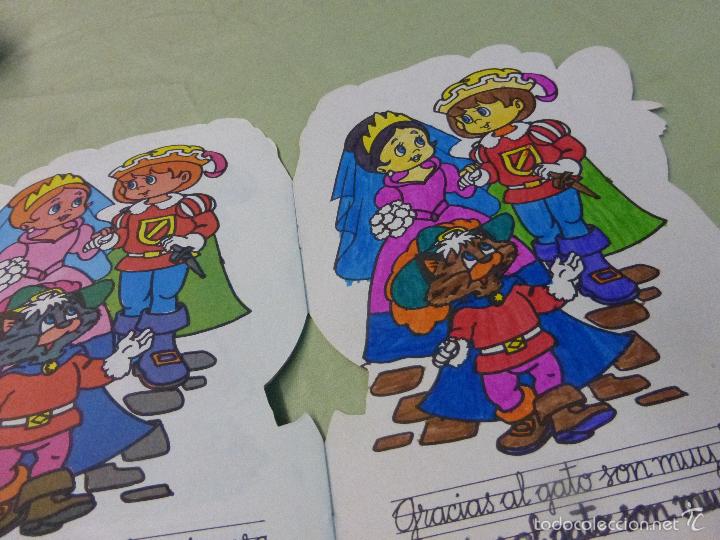 Libros de segunda mano: PINTA CUENTOS EL GATO CON BOTAS - Foto 3