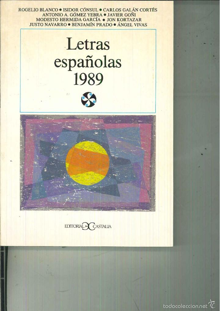 Libros de segunda mano: LETRAS ESPA&Ntilde;OLAS 1989. - Foto 1