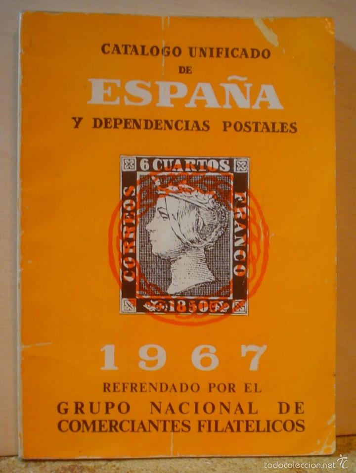 Libros de segunda mano: CATAGOLO UNIFICADO DE ESPA&Ntilde;A DE DEPENDENCIAS POSTALES 1967 - Foto 1