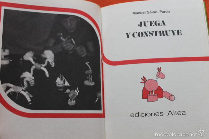 Libros de segunda mano: JUEGA Y CONSTRUYE, ENCICLOPEDIA DE LAS AFICIONES. EDICIONES ALTEA, 1977 - Foto 2