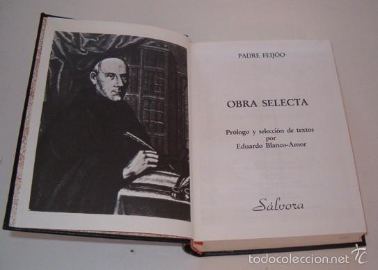 Libros de segunda mano: PADRE FEIJ&Oacute;O. Obra Selecta. RM75654. - Foto 3