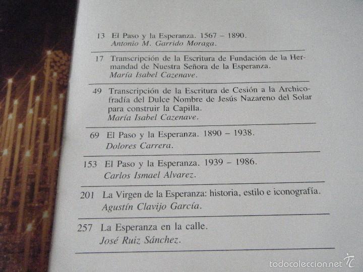 Libros de segunda mano: ESPERANZA NUESTRA (M&Aacute;LAGA) - Foto 5
