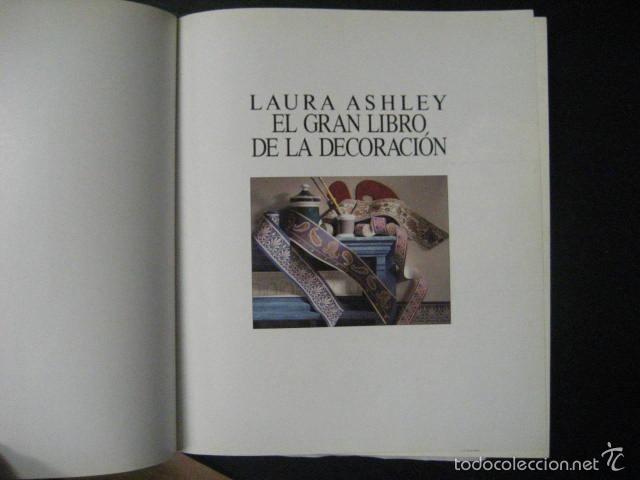 Libros de segunda mano: LAURA ASHLEY EL GRAN LIBRO DE LA DECORACION, - Foto 3