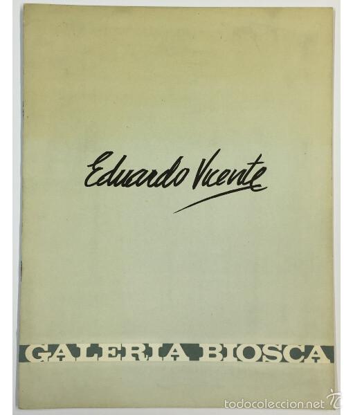 Libros de segunda mano: EDUARDO VICENTE . . Galer&iacute;a Biosca. 1971. - Foto 1
