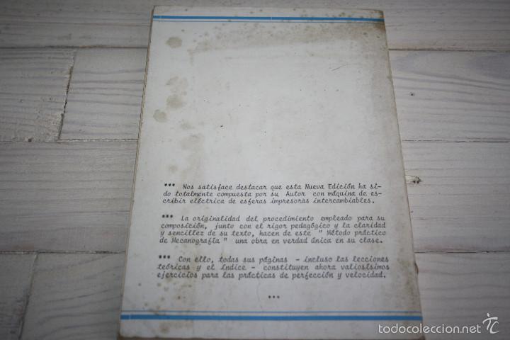Libros de segunda mano: M&eacute;todo pr&aacute;ctico de mecanograf&iacute;a-Miguel Serrano G&oacute;mez - Foto 3