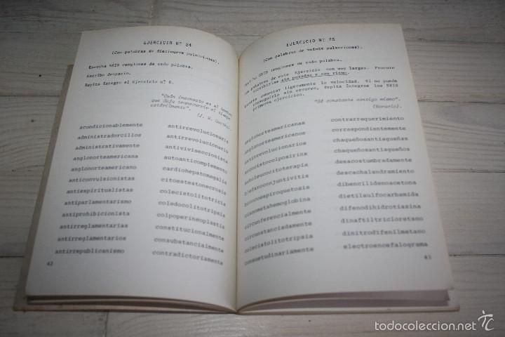 Libros de segunda mano: M&eacute;todo pr&aacute;ctico de mecanograf&iacute;a-Miguel Serrano G&oacute;mez - Foto 4