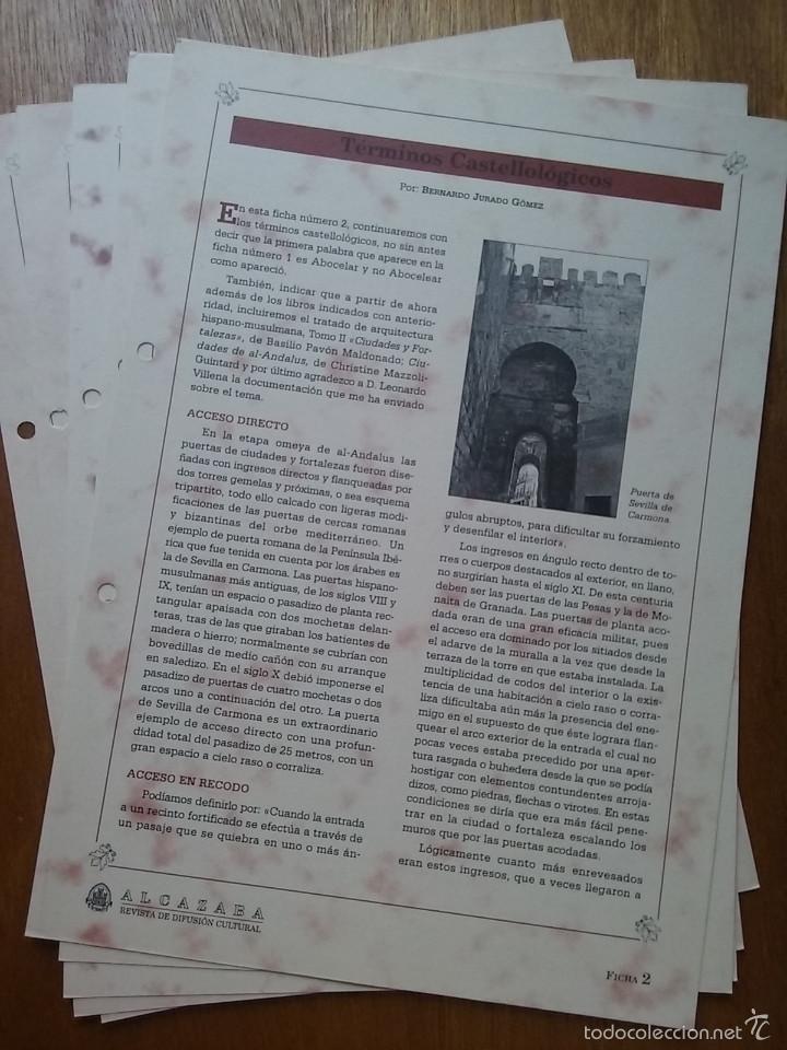 Second hand books: TERMINOS CASTELLOLOGICOS, FICHAS 2 3 4 5 6, REVISTA ALCAZABA, ASOCIACION DE AMIGOS DE LOS CASTILLOS