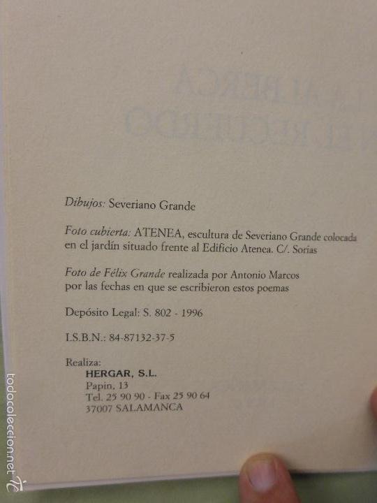 Libros de segunda mano: la alberca en el recuerdo - felix grande - Foto 3