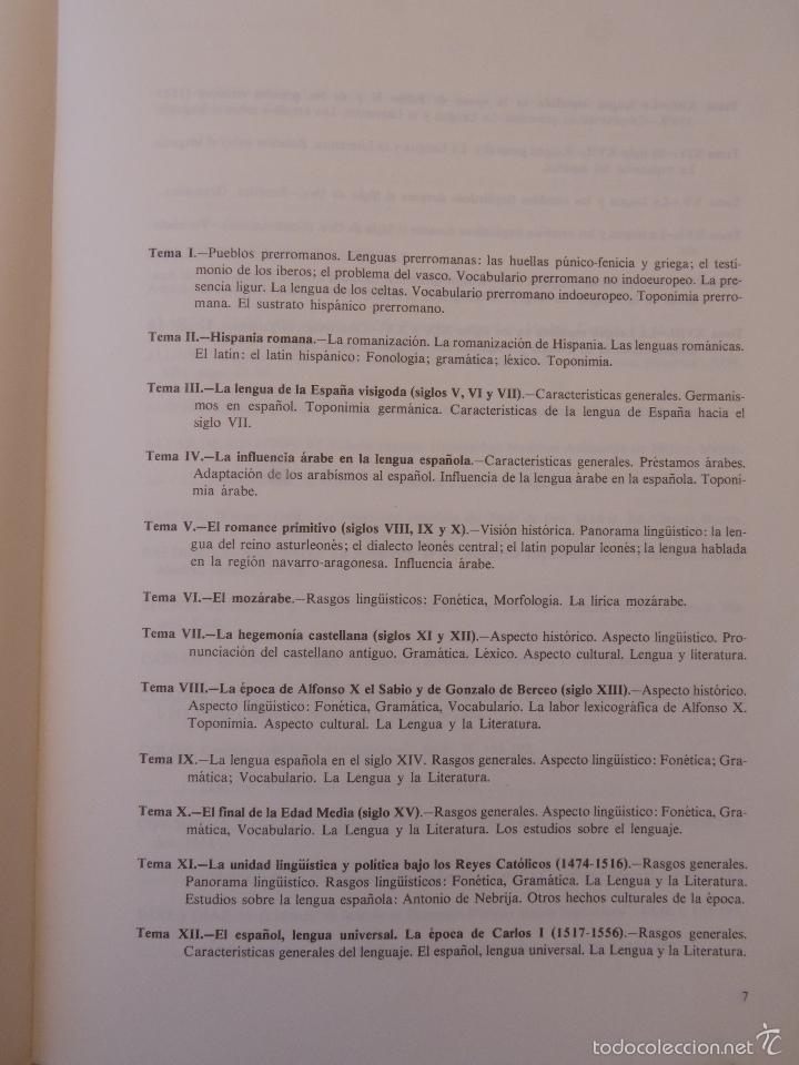 Libros de segunda mano: Historia de la lengua espa&ntilde;ola I. UNED - Foto 2