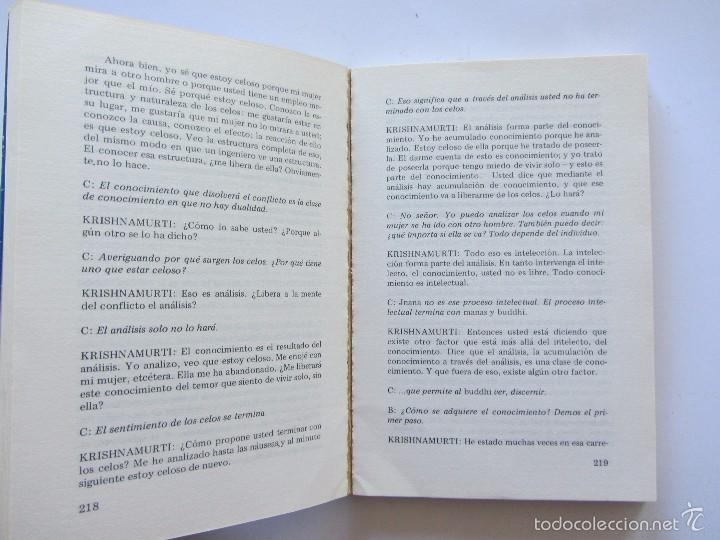 Libros de segunda mano: Krishnamurti Tradici&oacute;n y revoluci&oacute;n. Editorial Edhasa. - Foto 3