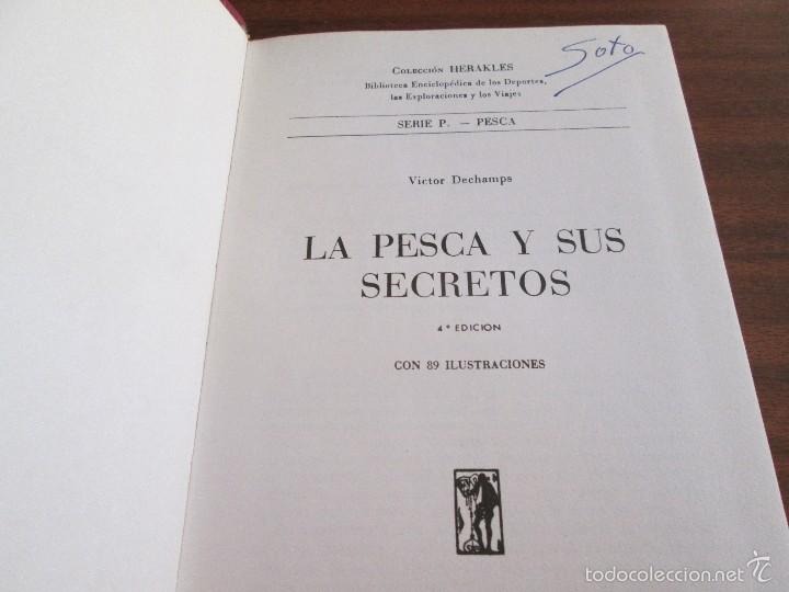 Libros de segunda mano: La pesca y sus secretos --- V. Dechamps - Foto 1