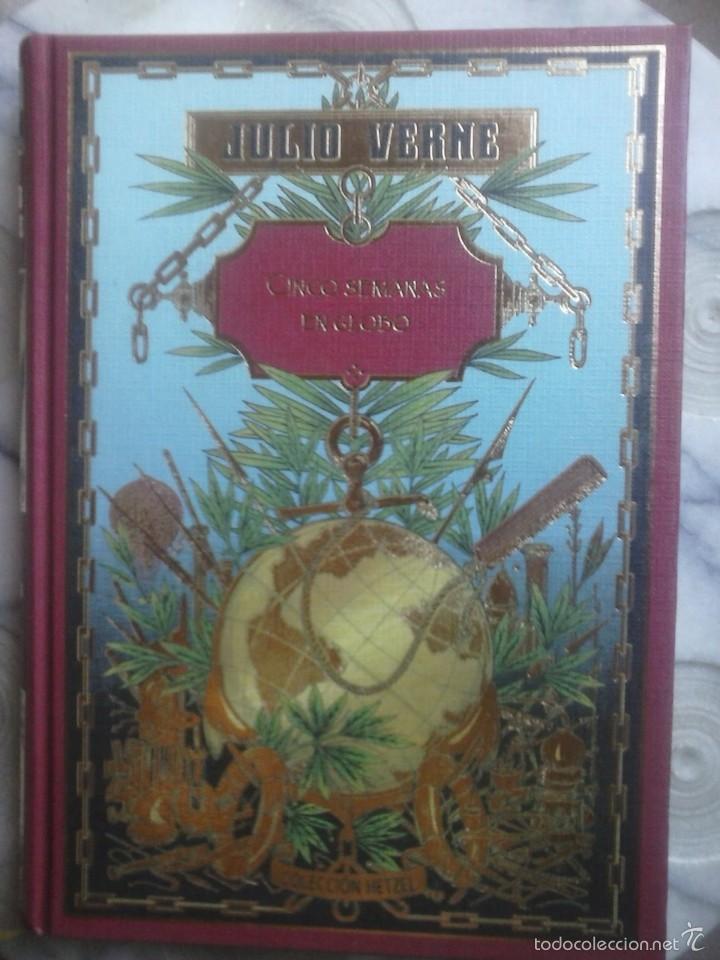Libros de segunda mano: JULIO VERNE - CINCO SEMANAS EN GLOBO . - Foto 1