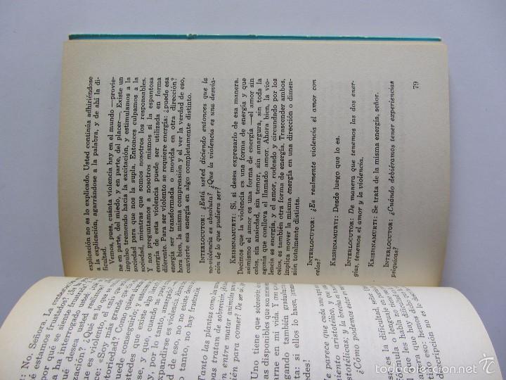 Libros de segunda mano: MAS ALLA DE LA VIOLENCIA. - KRISHNAMURTI, J. - Foto 6