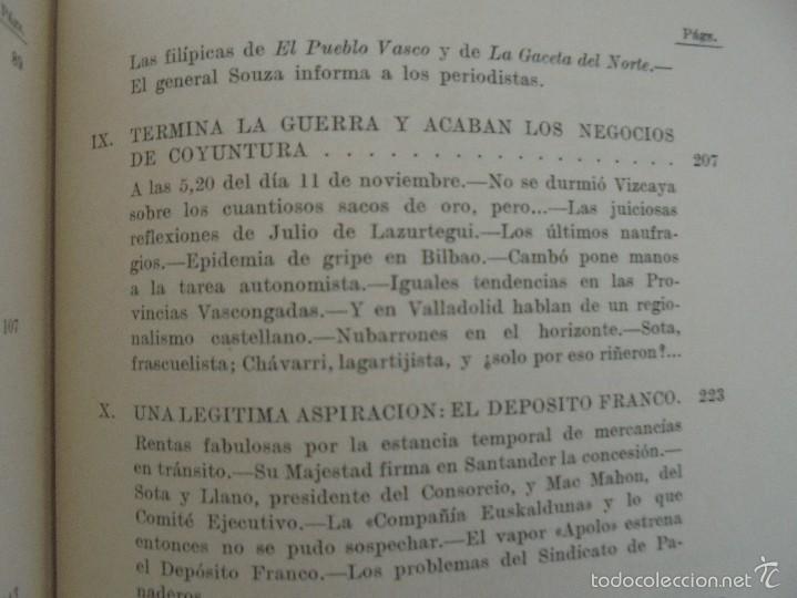 Libros de segunda mano: RIQUEZA Y PODER DE LA RIA 1900-1923.  RAFAEL OSSA ECHABURU. EL BILBAO DEL NOVECIENTOS. - Foto 28