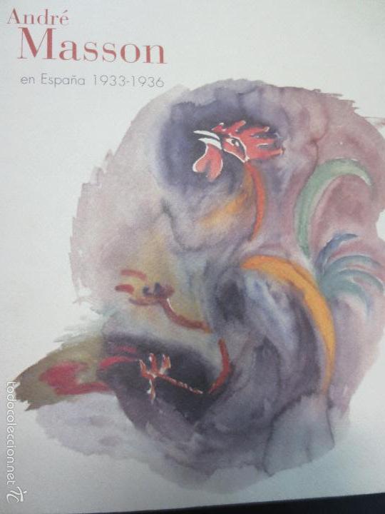 Libros de segunda mano: ANDR&Eacute; MASSON EN ESPA&Ntilde;A 1933-1936 - Foto 1