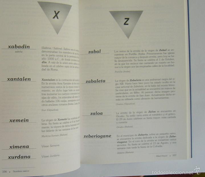 Libros de segunda mano: NOMBRES VASCOS - MIKEL HOYOS - Foto 4