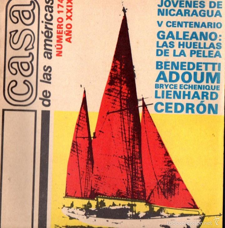 Libri di seconda mano: REVISTA CASA DE LAS AM&Eacute;RICAS N&ordm; 174 - MAYO JUNIO 1989