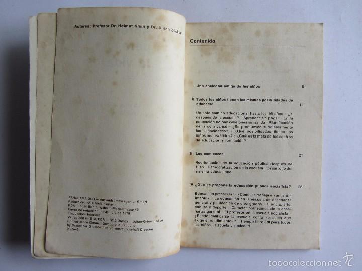 Libros de segunda mano: APRENDER PARA LA VIDA. La educaci&oacute;n p&uacute;blica en la RDA. Edici&oacute;n 1980. - Foto 4