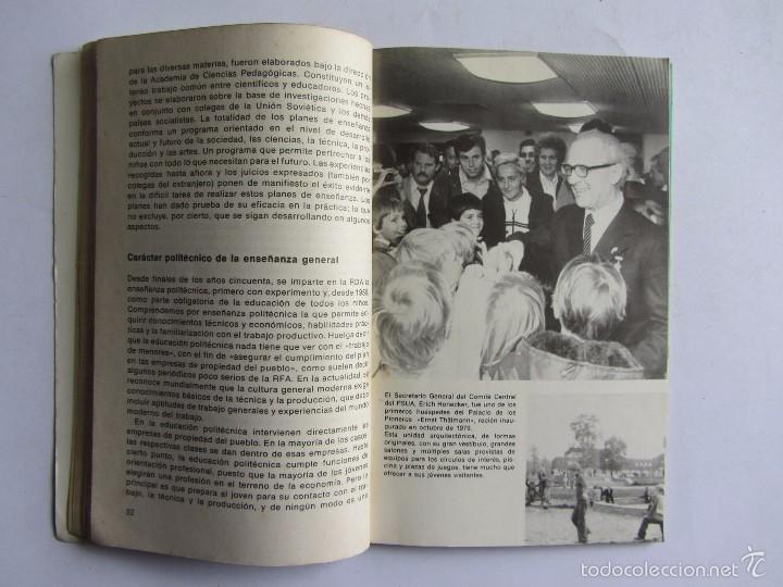 Libros de segunda mano: APRENDER PARA LA VIDA. La educaci&oacute;n p&uacute;blica en la RDA. Edici&oacute;n 1980. - Foto 6