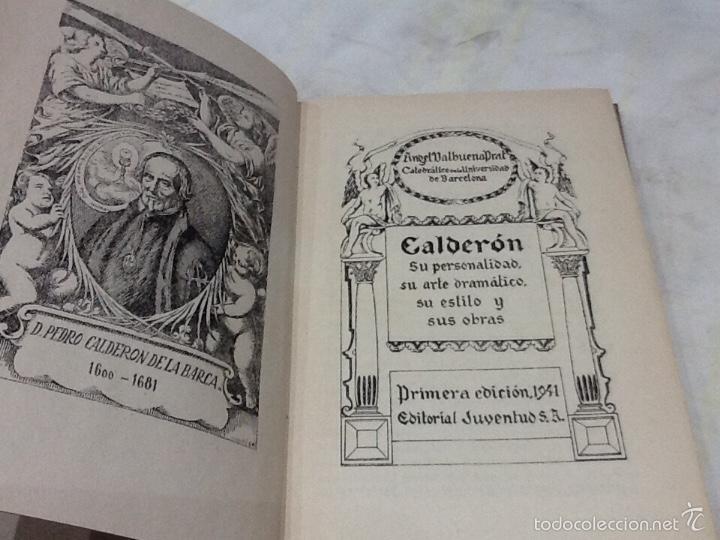 Libros de segunda mano: Calder&oacute;n,primera edici&oacute;n 1941, angel val buena - Foto 1