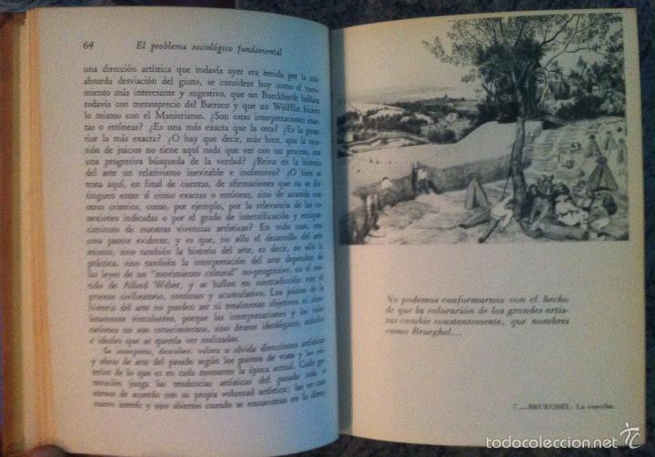 Libros de segunda mano: Arnold Hauser. Introducci&oacute;n a la Historia del Arte. 1961 - Foto 2