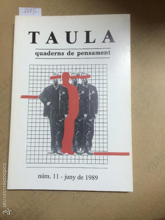 Libros de segunda mano: TAULA, QUADERNS DE PENSAMENT, N. 11, 1989 - Foto 1