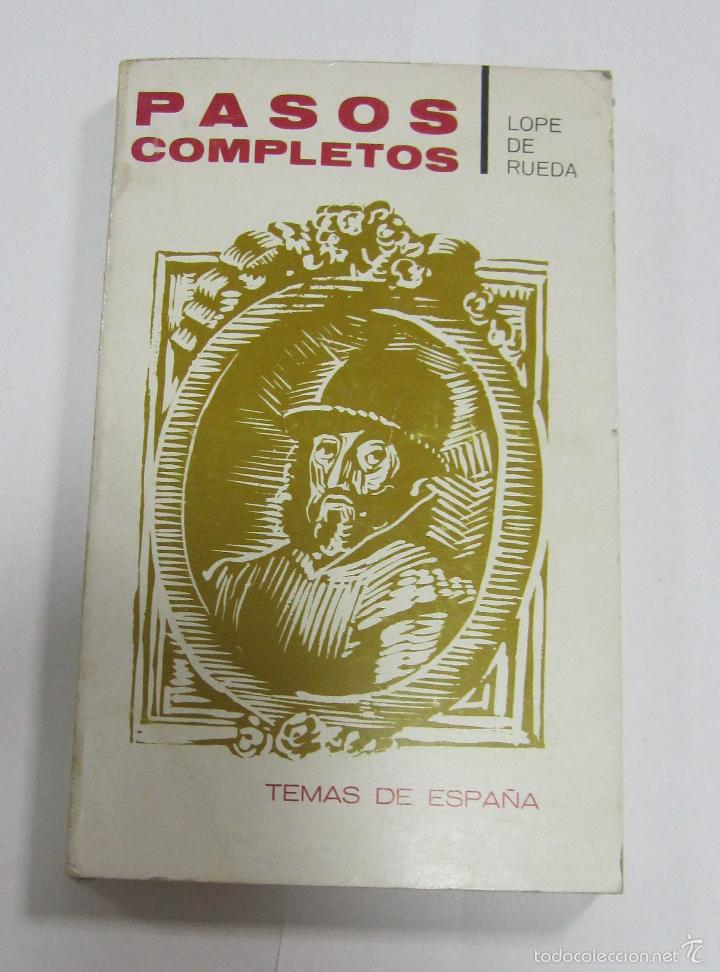 Libros de segunda mano: PASOS COMPLETOS. LOPE DE RUEDA. TEMAS DE ESPA&Ntilde;A. 50. EDITORIAL TAURUS, MADRID. 1970 - Foto 1