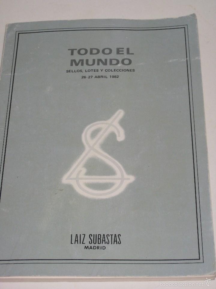 Libros de segunda mano: Laiz,Subastas de sellos Madrid 1982 - Foto 1