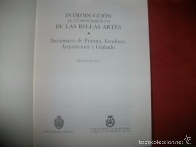 Libros de segunda mano: INTRODUCCI&Oacute;N AL CONOCIMIENTO DE LAS BELLAS ARTES - FACS&Iacute;MIL- FRANCISCO MART&Iacute;NEZ - Foto 2