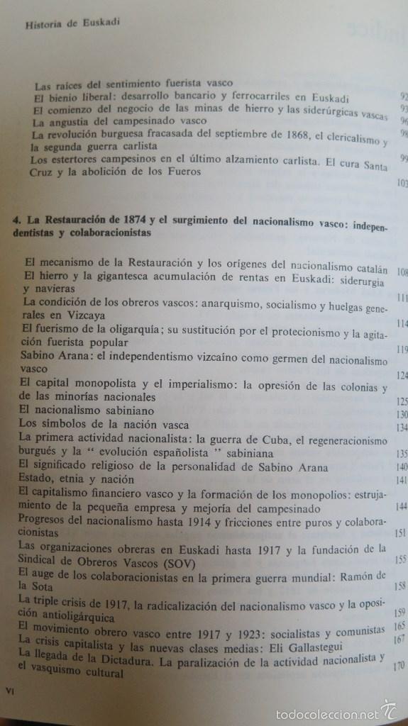 Libros de segunda mano: HISTORIA DE EUSKADI. ORTZI - Foto 3