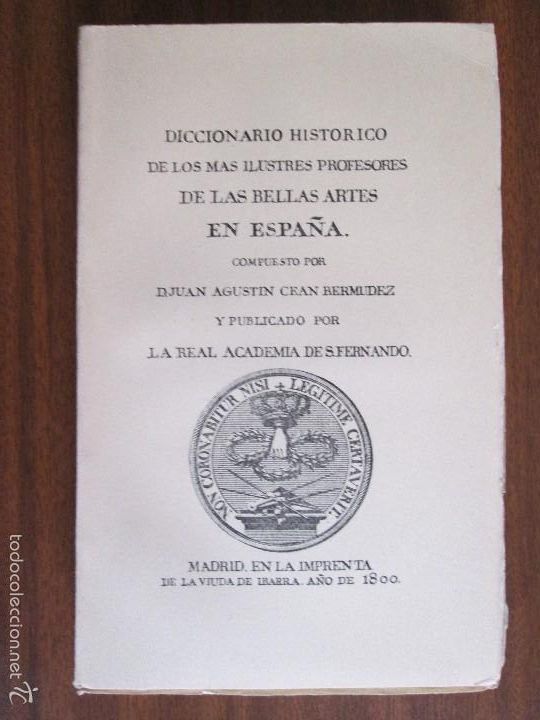 Libros de segunda mano: Diccionario hist&oacute;rico de los m&aacute;s ilustres profesores de las Bellas Artes en Espa&ntilde;a &bull; I