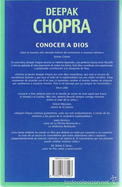 Libros de segunda mano: CONOCER A DIOS  DEEPACK CHOPRA - Foto 2