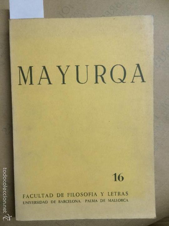 Libros de segunda mano: MAYURQA UIB, N.16, 1976 - Foto 1