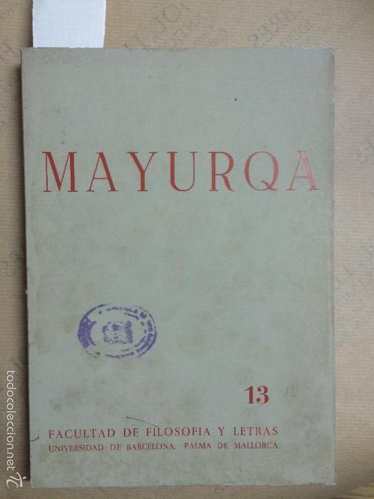 Libros de segunda mano: MAYURQA UIB, N.13 Y 14, 1975 - Foto 1