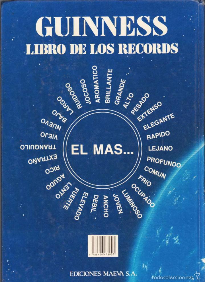Libros de segunda mano: Guinness, libro de los records, 1.985 - Foto 2