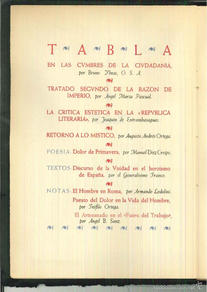 Libros de segunda mano: JERARQU&Iacute;A. LA REVISTA NEGRA DE LA FALANGE. N&Uacute;MERO 4 - Foto 4