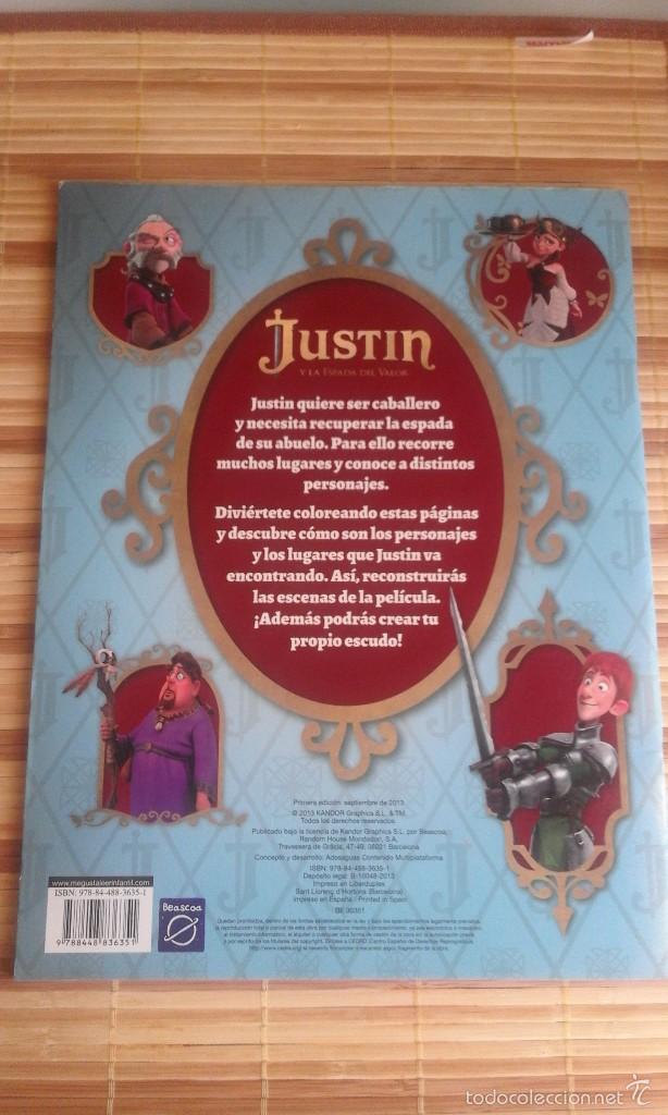Libros de segunda mano: Justin y la espada del valor. Libro de colorear - Foto 2