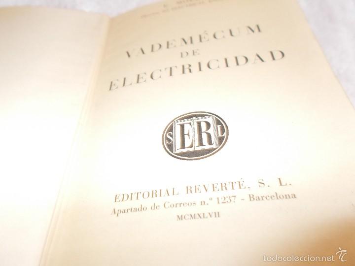 Libros de segunda mano: VADEM&Eacute;CUM DE ELECTRICIDAD E. Molloy - Foto 4