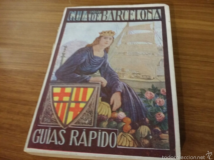 Libros de segunda mano: Guia de Barcelona 1948 gu&iacute;as rapido - Foto 1