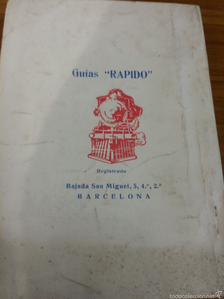 Libros de segunda mano: Guia de Barcelona 1948 gu&iacute;as rapido - Foto 3