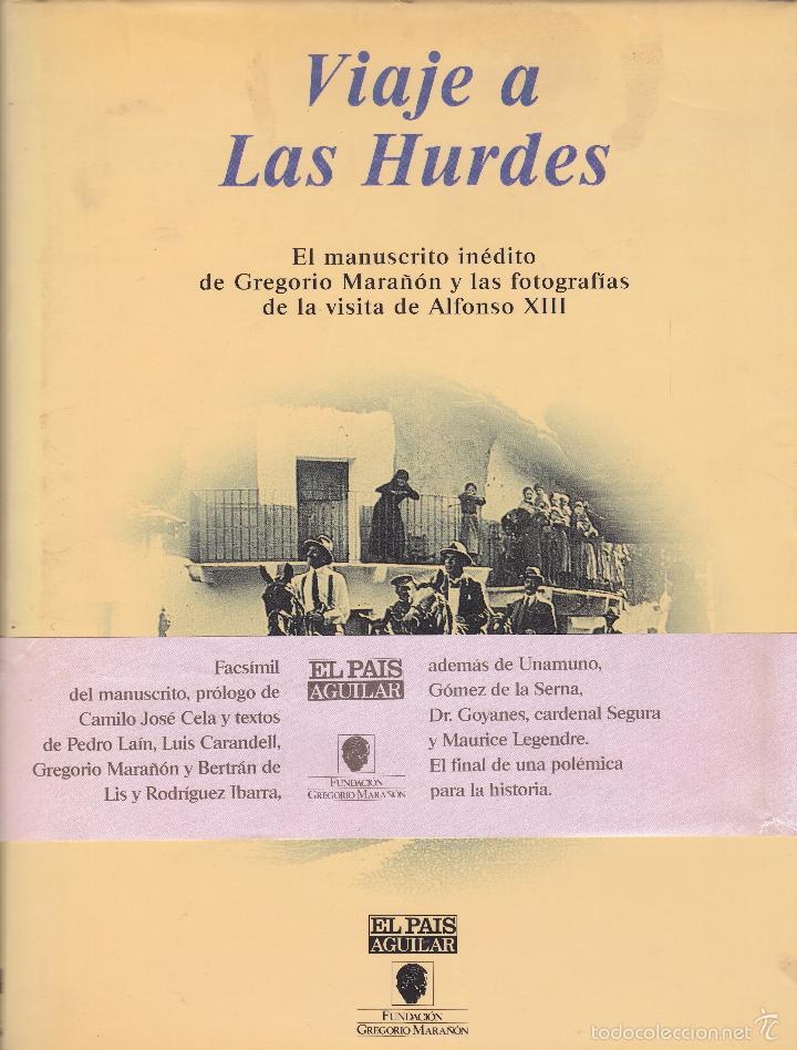 Libro escrito por Marañón en su viaje a las Hurdes