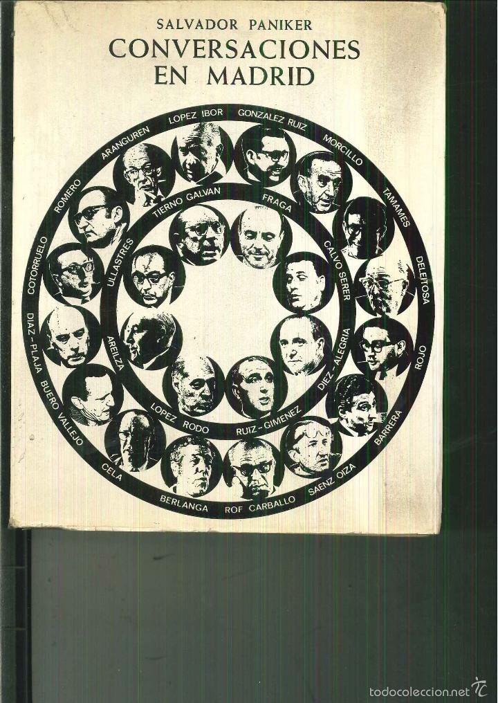 Libros de segunda mano: CONVERSACIONES EN MADRID. Salvador Paniker - Foto 1
