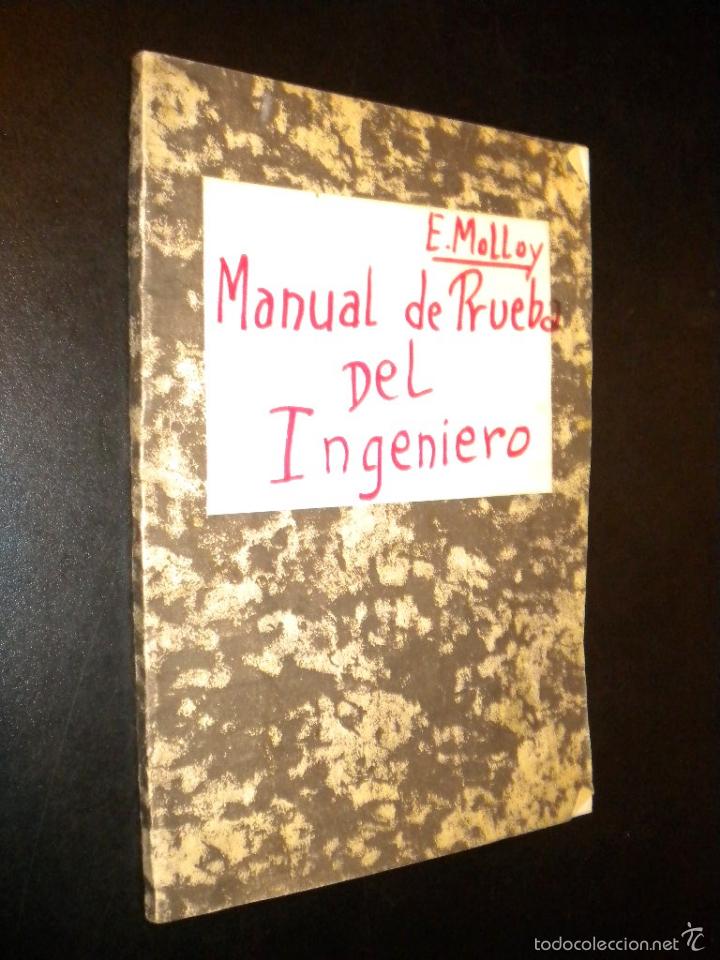Libros de segunda mano: Manual de pruebas del ingeniero / E. Molloy - Foto 1