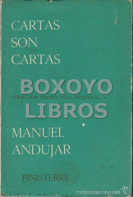 Libros de segunda mano: AND&Uacute;JAR, Manuel. Cartas son cartas