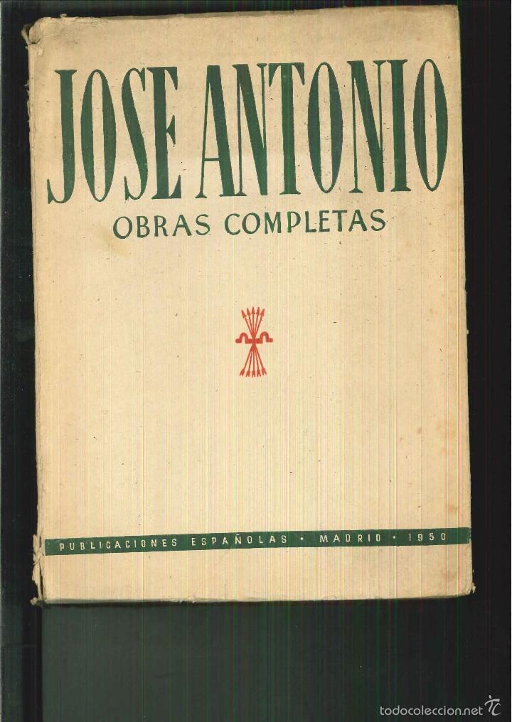 Libros de segunda mano: OBRAS COMPLETAS DE JOSE ANTONIO PRIMO DE RIVERA - Foto 1