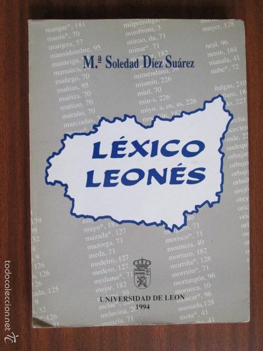 Libros de segunda mano: L&eacute;xico leon&eacute;s --- M. S. D&iacute;ez Su&aacute;rez
