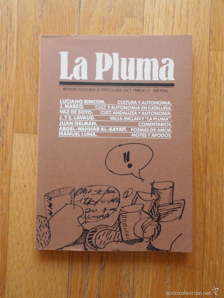 Libros de segunda mano: LA PLUMA, Revista Cultural 2 Epoca Numero 2 - Foto 1