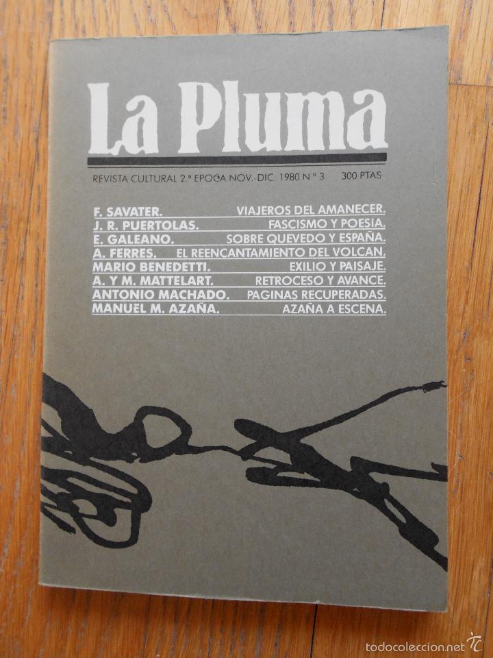 Libros de segunda mano: LA PLUMA, Revista Cultural 2 Epoca Numero 3 - Foto 1