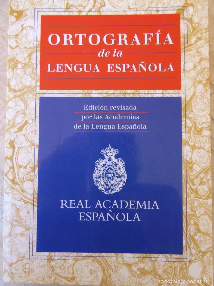 Libros de segunda mano: ORTOGRAF&Iacute;A DE LA LENGUA ESPA&Ntilde;OLA. RAE - Foto 1