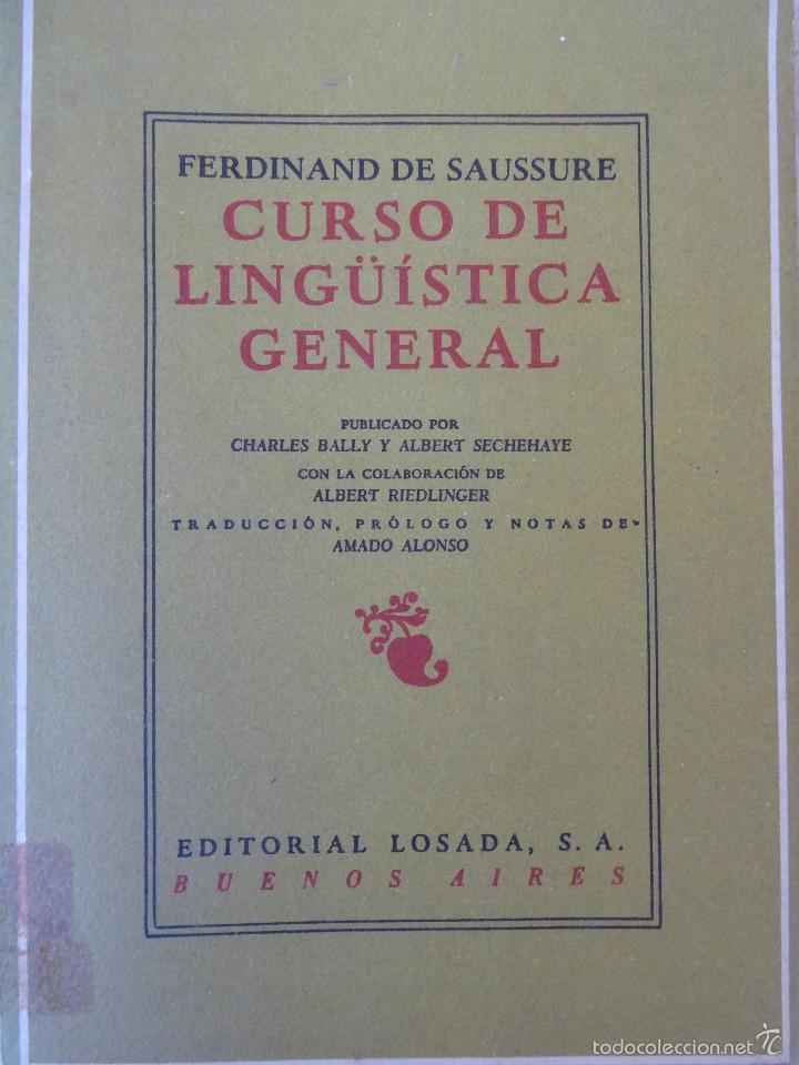 Libros de segunda mano: CURSO DE LING&Uuml;&Iacute;STICA GENERAL. FERDINAND DE SAUSSURE - Foto 1